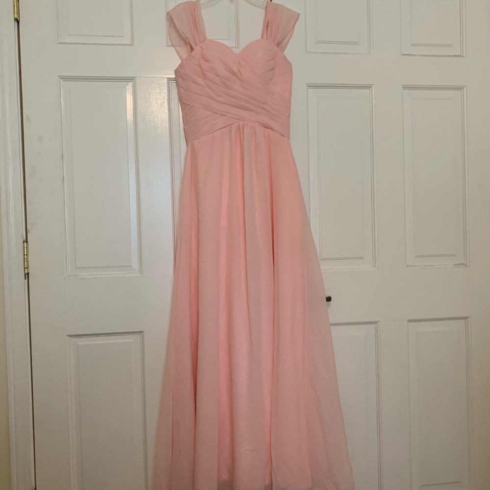 Blush Pink Bridesmaid/ Prom Dress